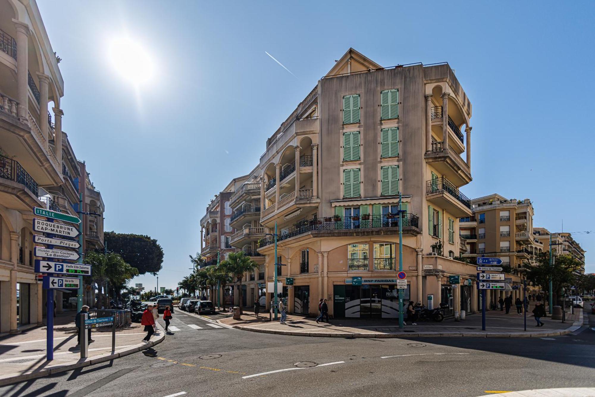 Le Victoria, Elegant T2 Au Bord Des Plages, Piscine, Sauna Menton Dış mekan fotoğraf